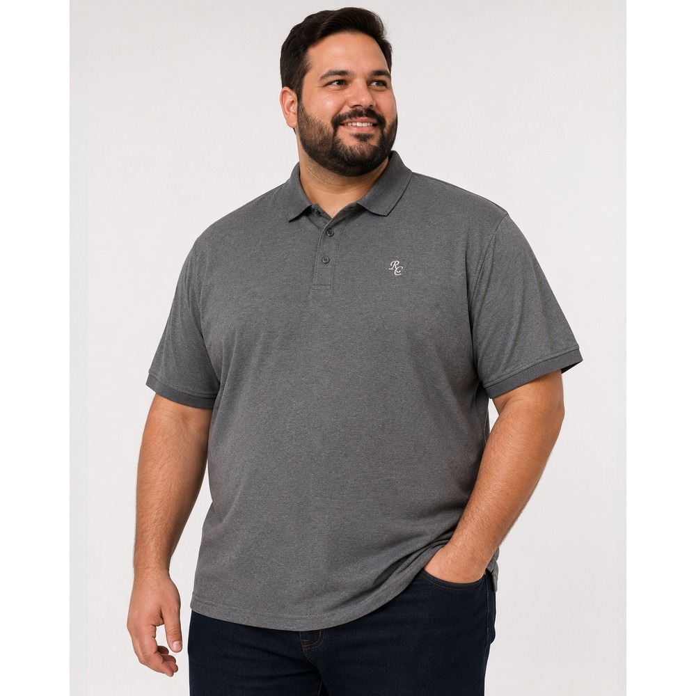 Masters Mark Mens XXXL Gray Golf Polo Shirt Cotton Blend Casual RC Logo